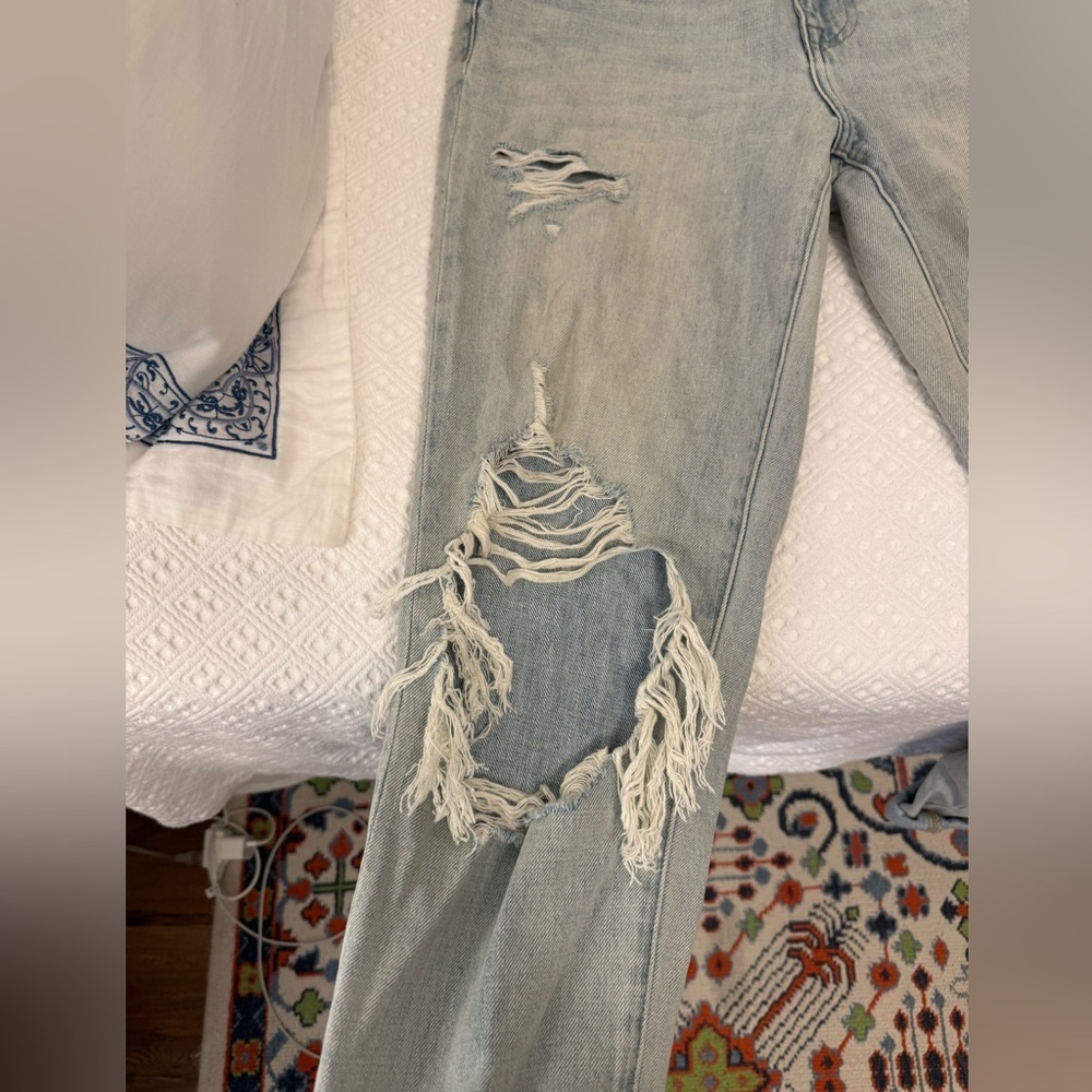 Pistola boyfriend Jean Relaxed Roller extra Distressed Etsy Jeans Light Blue - Picture 9 of 10